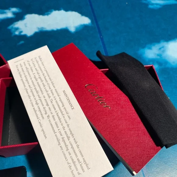 Cartier Rectangle Frame Rimless Glasses - Picture 5 of 7